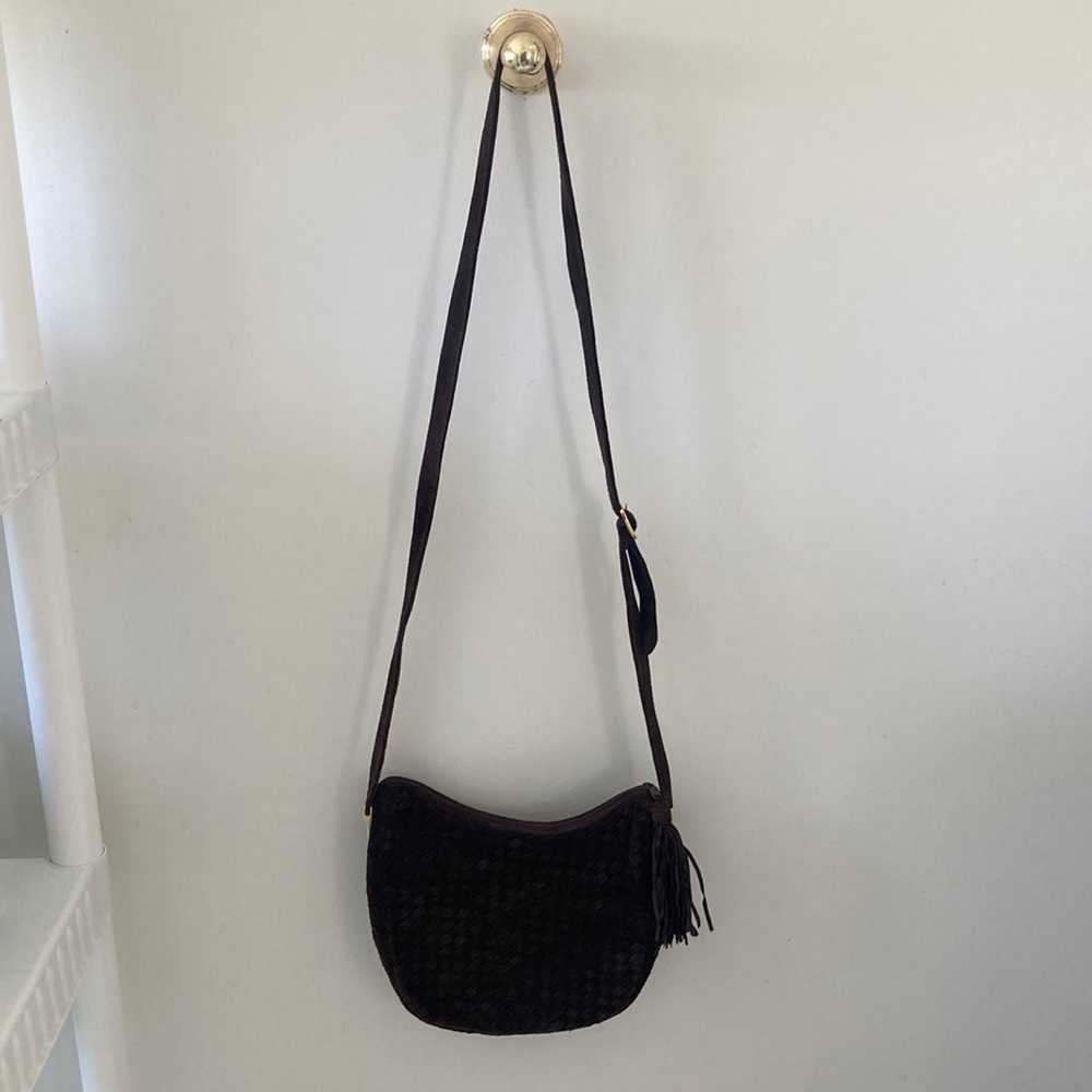 Aspects by Lisette shoulder purse with buckled strap and Tassle